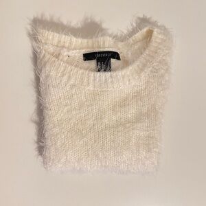 Forever 21 White Crop Top